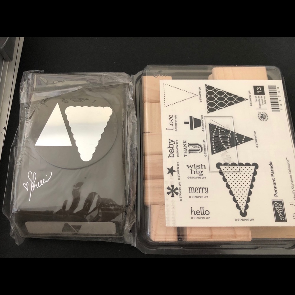 Stampin’ Up! Unused Pennant Parade Stamp and Punch
